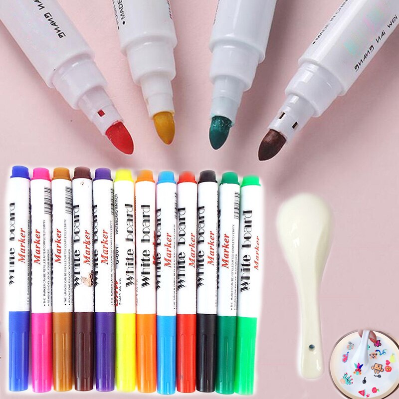 Floating Erasable Water-based Magic Whiteboard Marker Pen Wall Grout DIY  Drawing